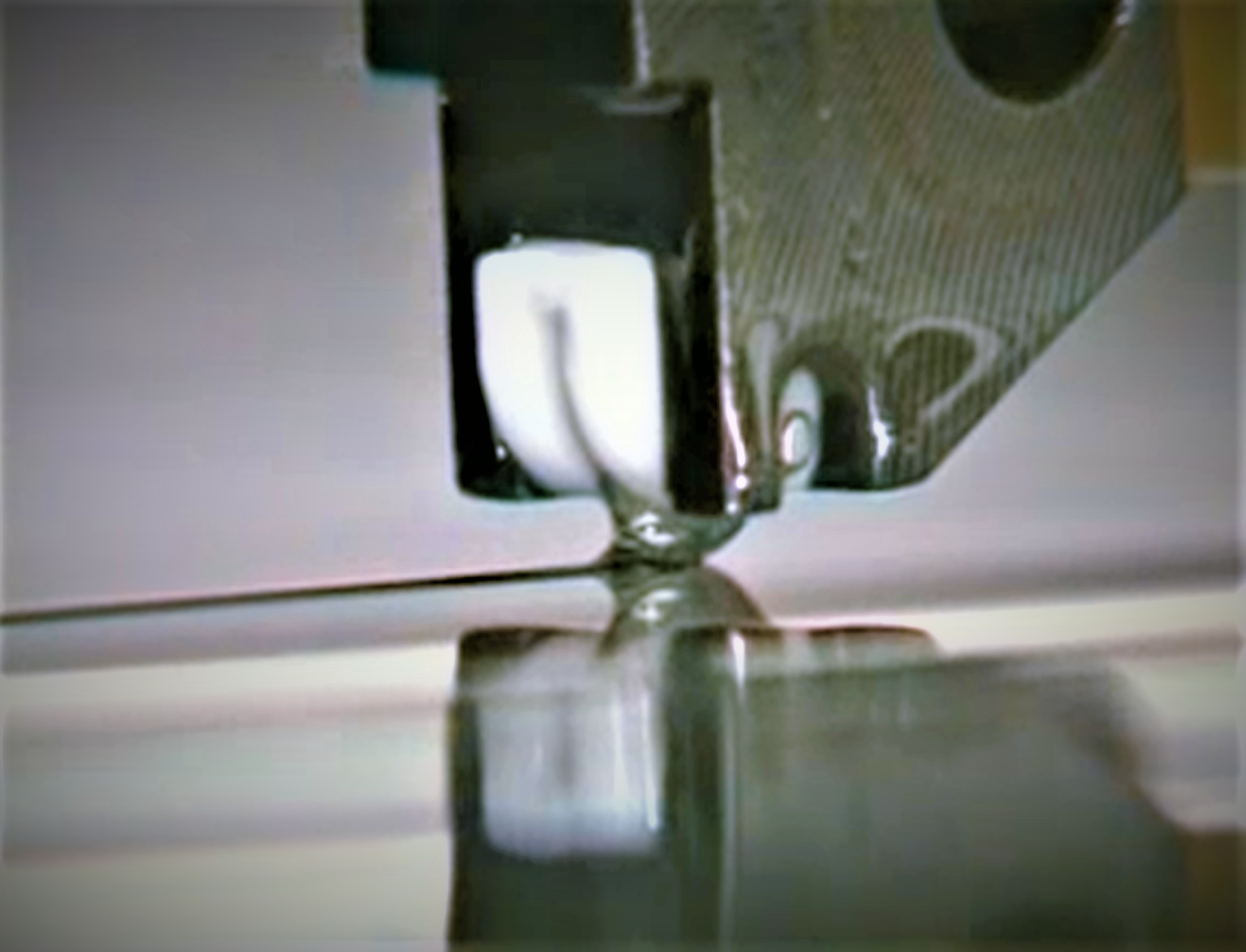 Close-up of an MLC carbide glass cutting wheel.